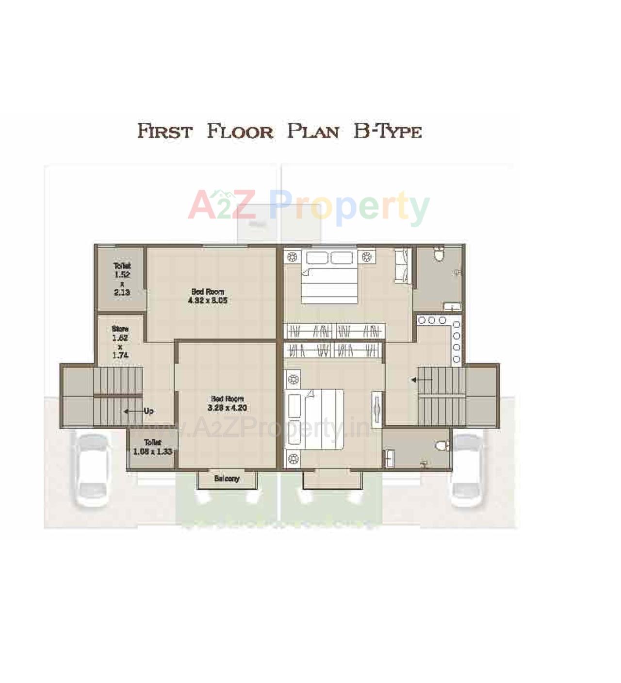 Layout of real estate project Shivaay Bunglows located at Karodia, Vadodara, Gujarat