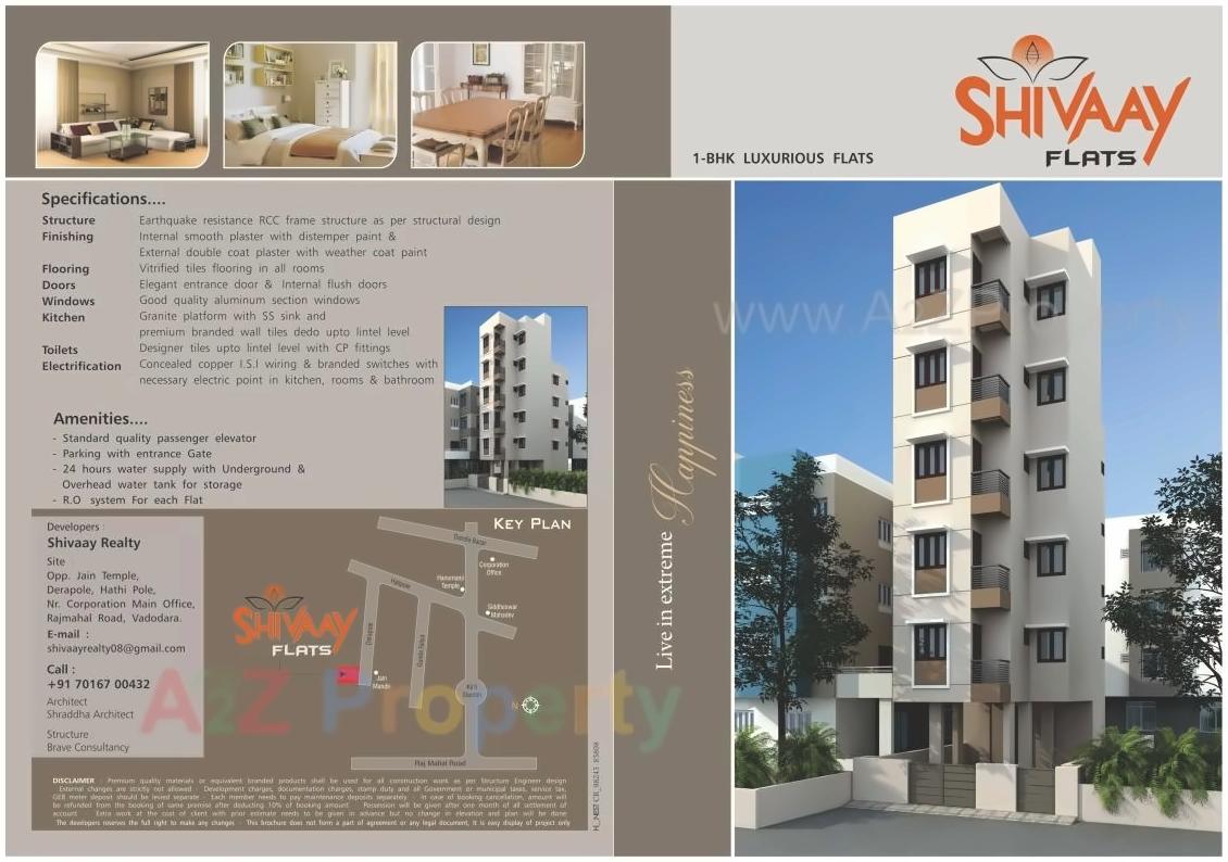  of real estate project Shivaay Flats located at Babajipura, Vadodara, Gujarat