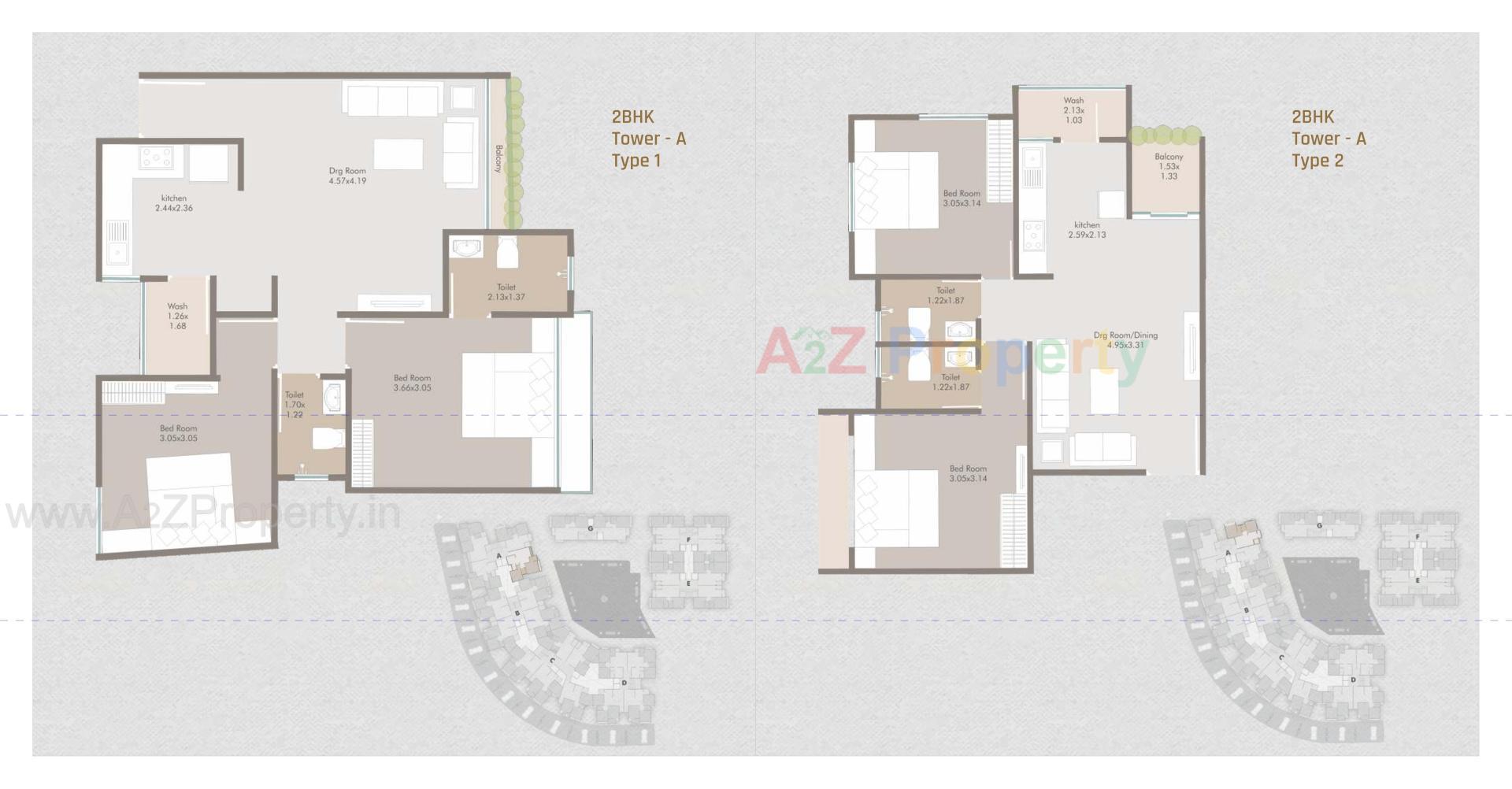Layout of real estate project Shivaay Onyx located at Makarpura, Vadodara, Gujarat