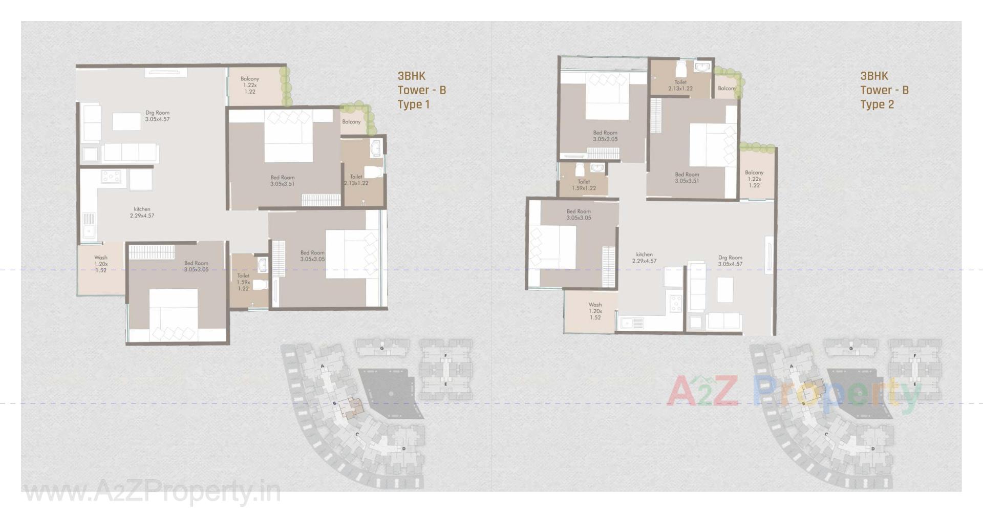 Layout of real estate project Shivaay Onyx located at Makarpura, Vadodara, Gujarat
