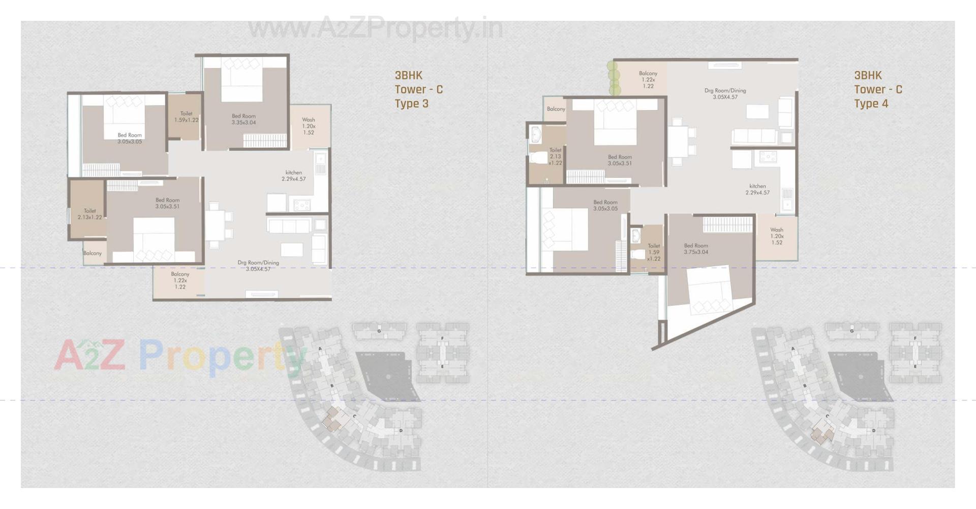 Layout of real estate project Shivaay Onyx located at Makarpura, Vadodara, Gujarat