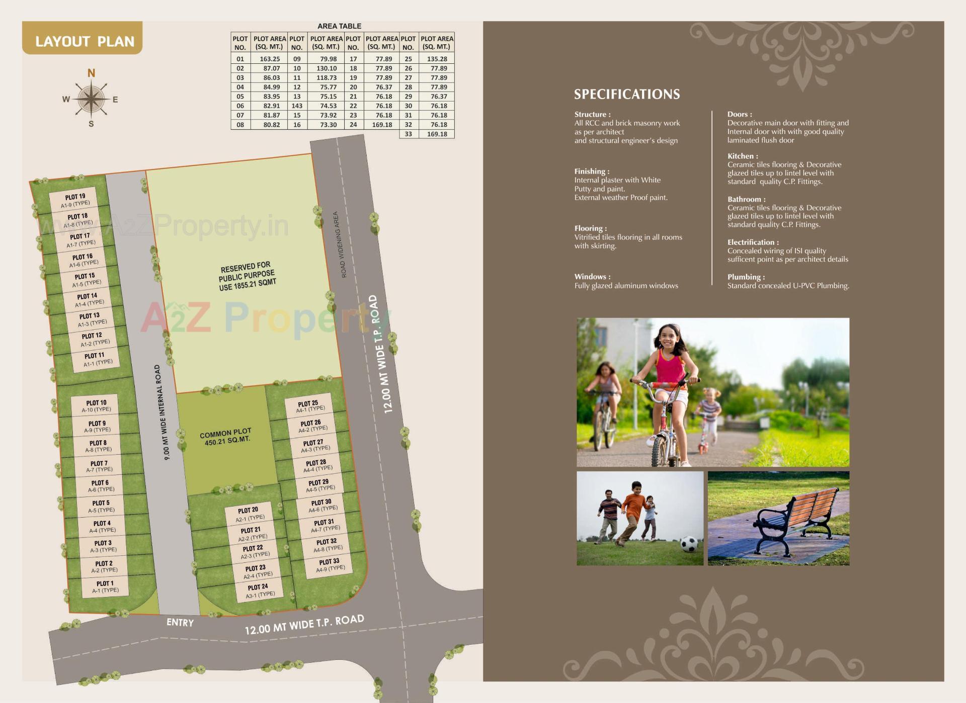 Layout of real estate project Shivalay Duplex located at Ranoli, Vadodara, Gujarat