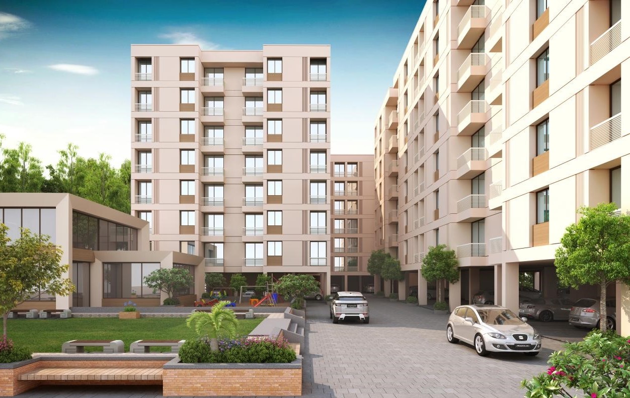 2 Bhk View of real estate project Shivalay Green located at Ankhol, Vadodara, Gujarat
