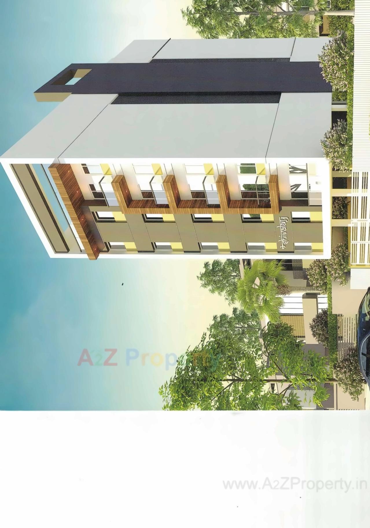 3D Elevation of real estate project Shivalay Residancy located at Kasba, Vadodara, Gujarat