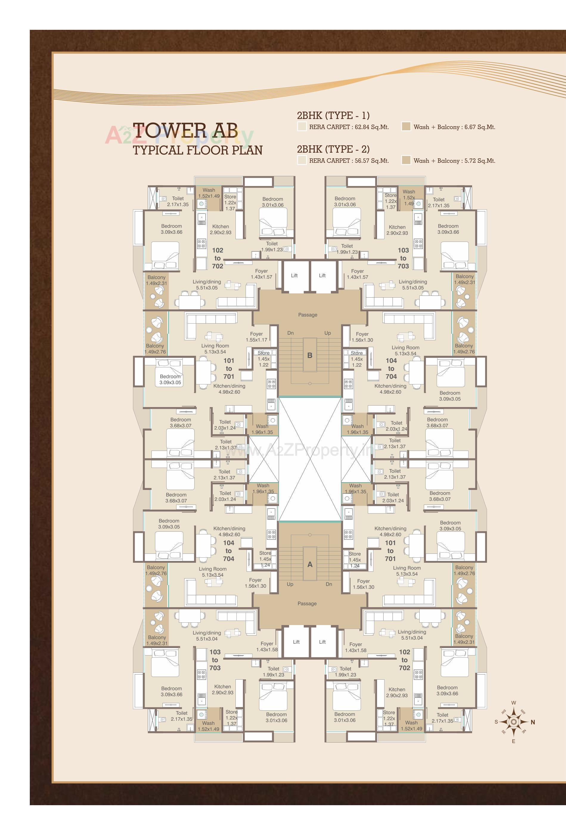 Layout of real estate project Shivalik Grace located at Bhayli, Vadodara, Gujarat