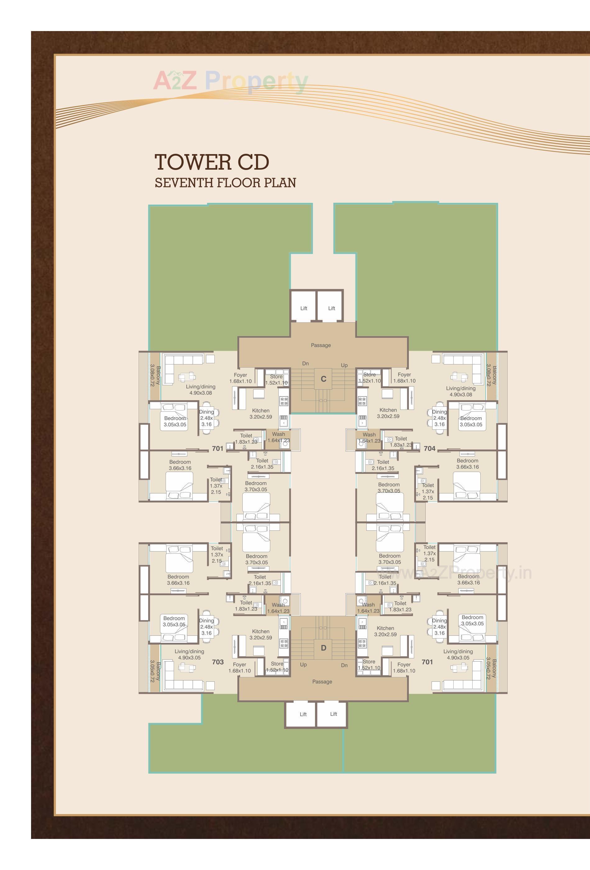 Layout of real estate project Shivalik Grace located at Bhayli, Vadodara, Gujarat