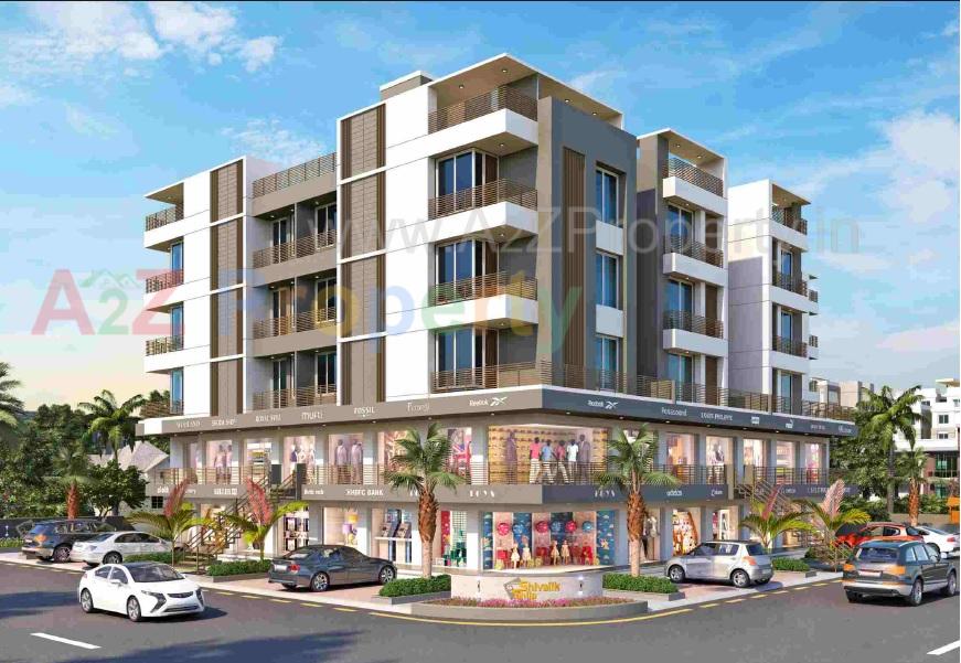 3D Elevation of real estate project Shivalik Shilp located at Bhayli, Vadodara, Gujarat