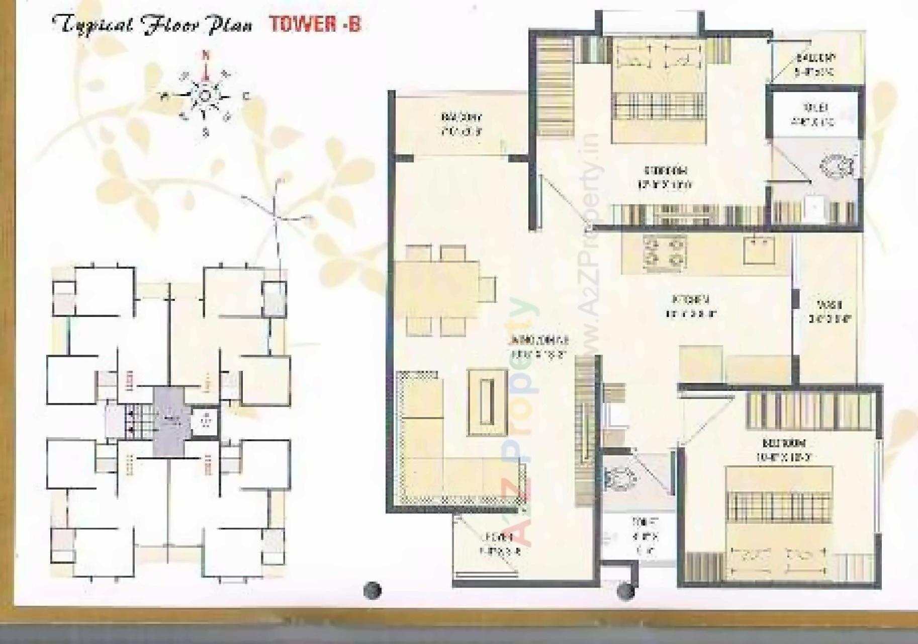 Layout of real estate project Shivalik Shilp located at Bhayli, Vadodara, Gujarat