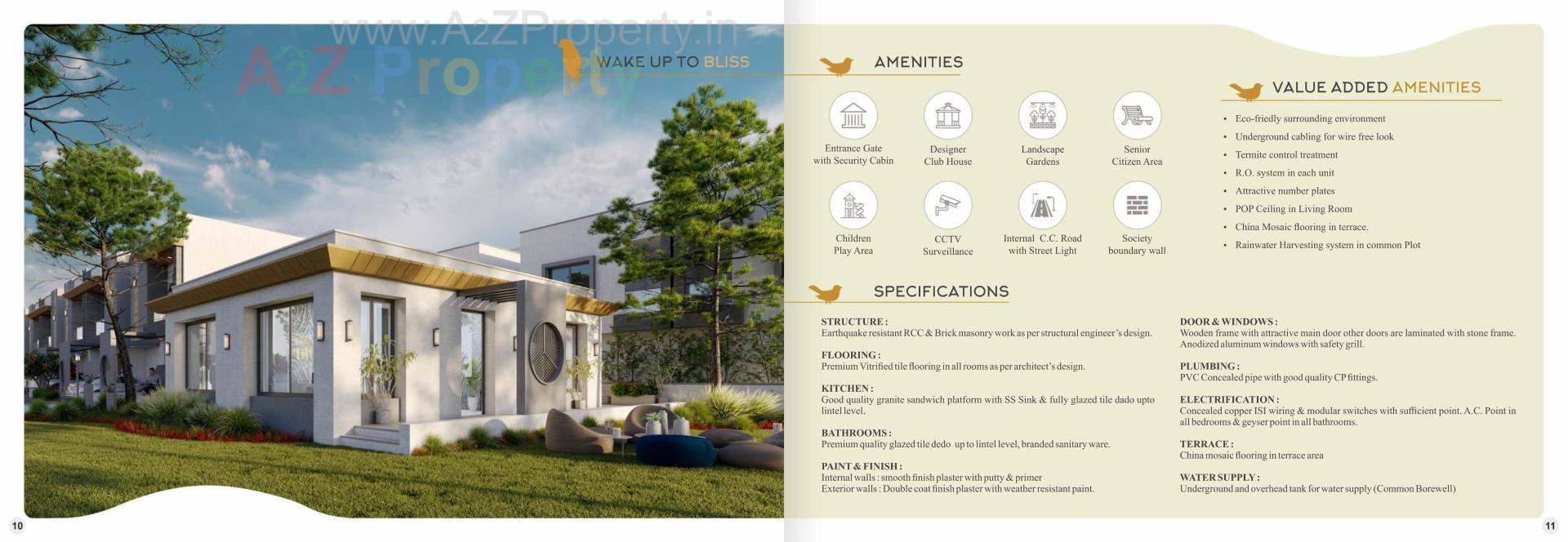  of real estate project Shivam Bliss located at Tarsali, Vadodara, Gujarat