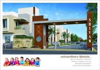 Elevation of real estate project Shivam Duplex located at Ankhol, Vadodara, Gujarat