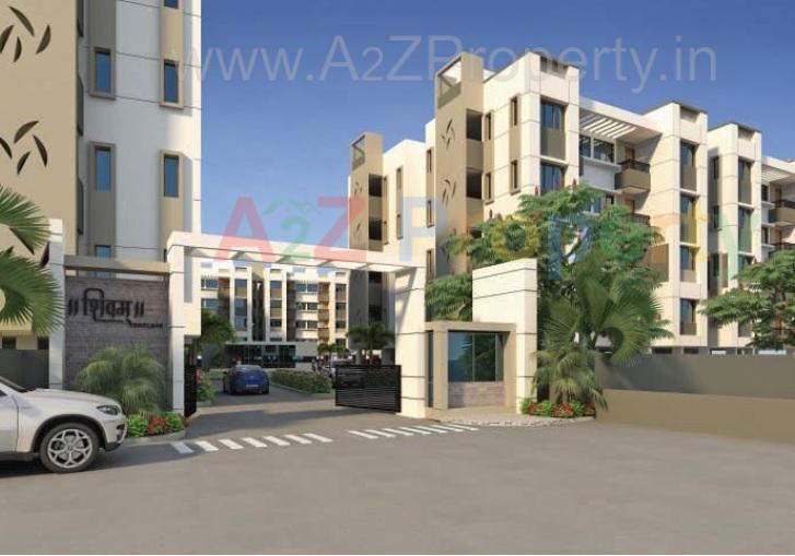 3D Elevation of real estate project Shivam Enclave Duplex located at Vadodara, Vadodara, Gujarat