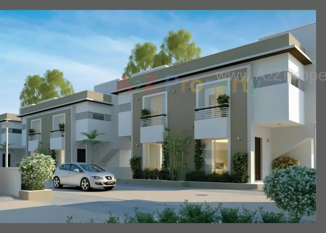 3D Elevation of real estate project Shivam Enclave Duplex located at Vadodara, Vadodara, Gujarat