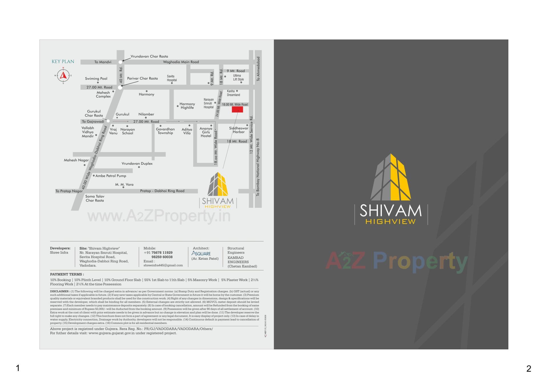  of real estate project Shivam Highview located at Kapurai, Vadodara, Gujarat