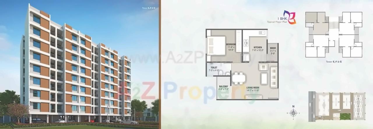 Layout of real estate project Shivam Paradise located at Makarpura, Vadodara, Gujarat