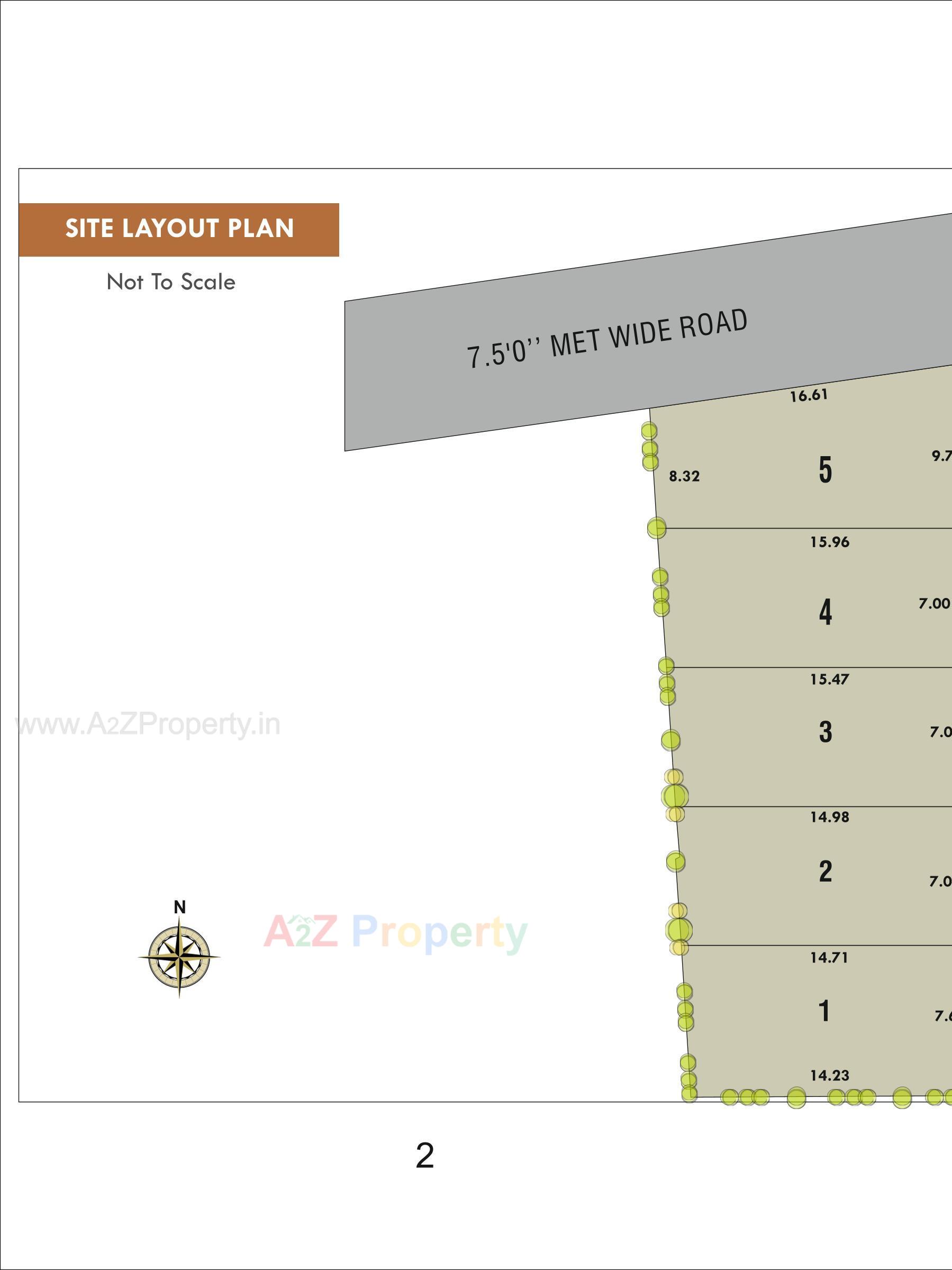 Layout of real estate project Shivam Park located at Manjalpur , Vadodara, Gujarat