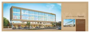 Elevation of real estate project Shivam Trade Center located at Atladara, Vadodara, Gujarat