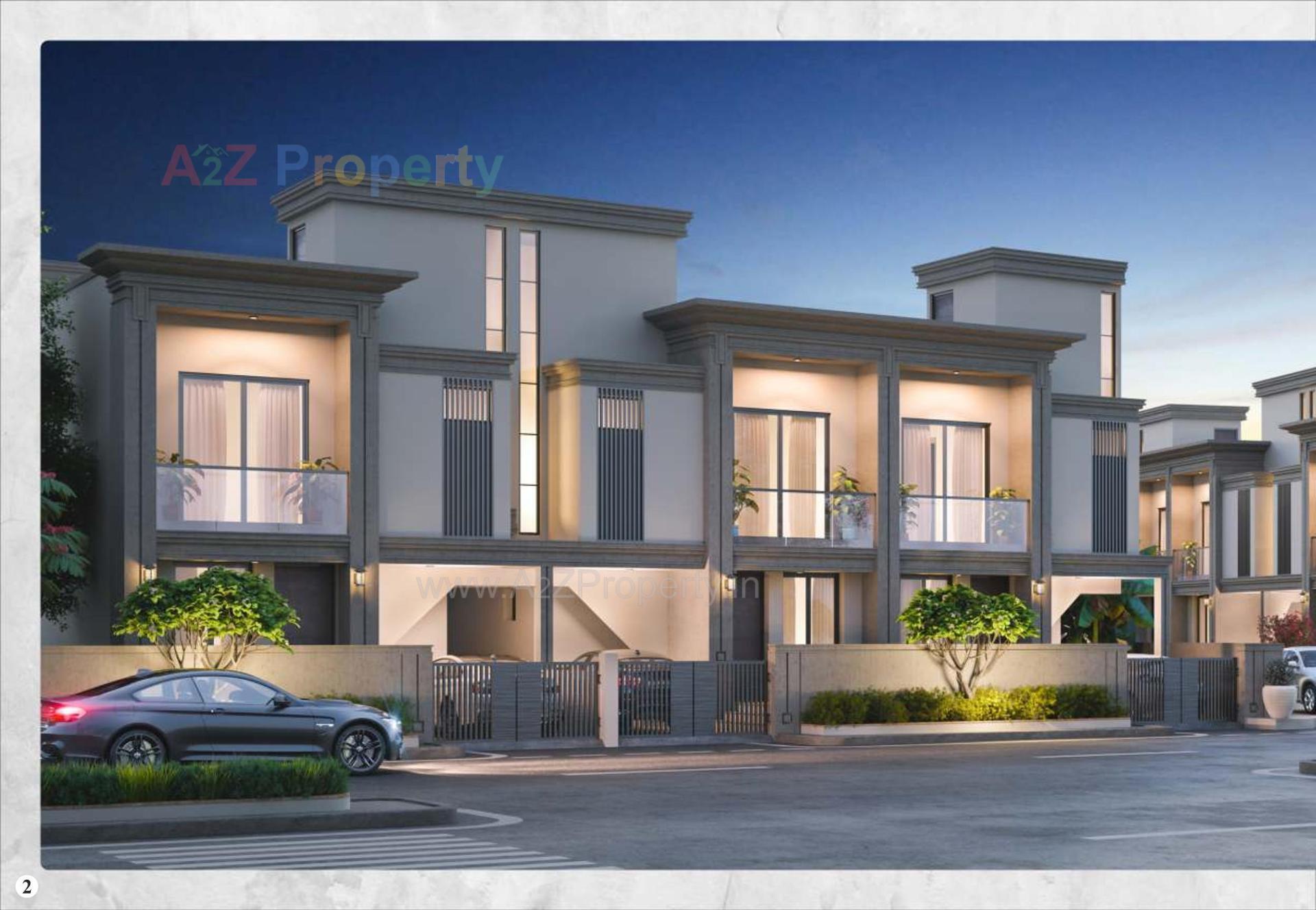 3D Elevation of real estate project Shivam Villa located at Bapod, Vadodara, Gujarat