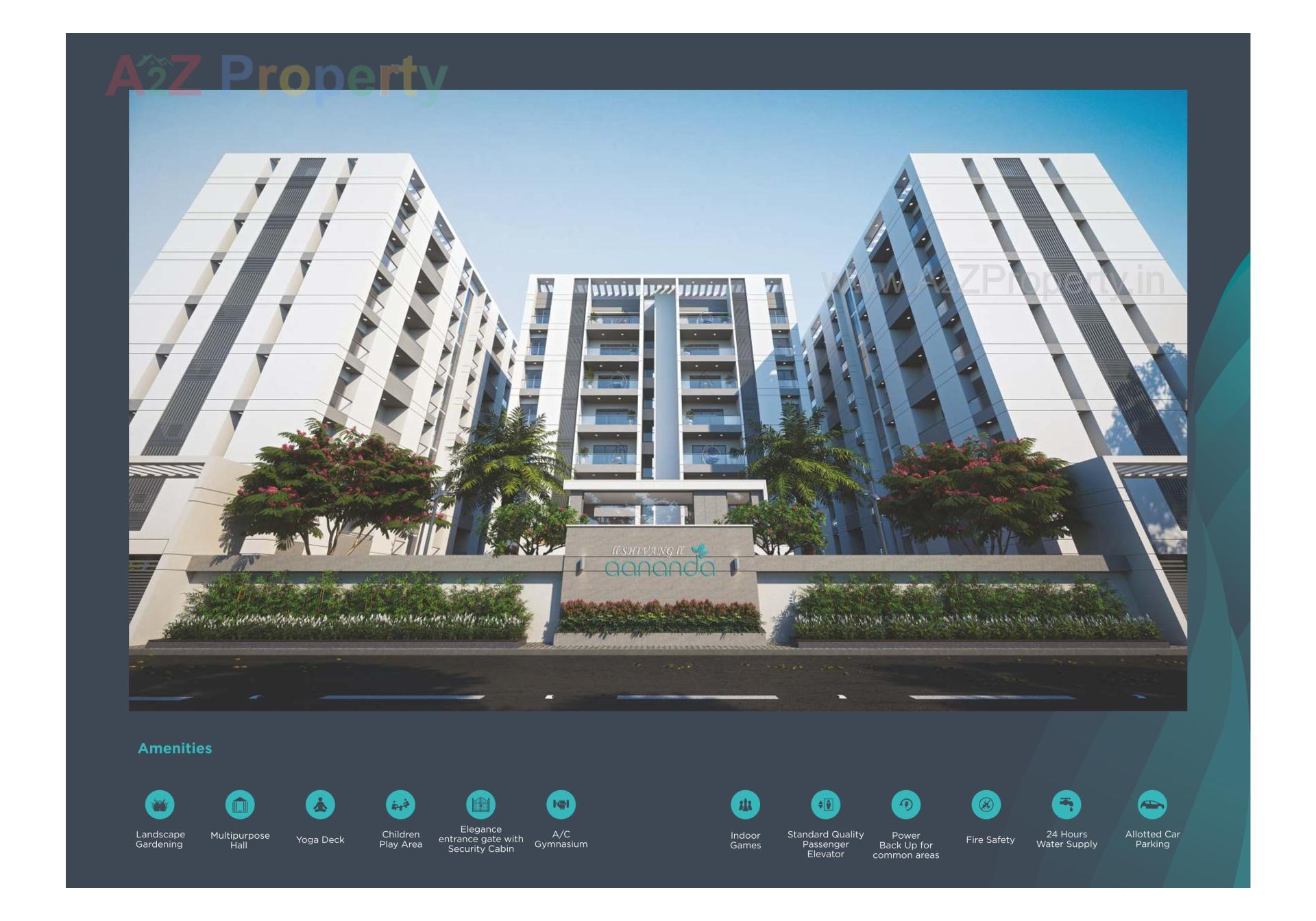 3D Elevation of real estate project Shivang Aananda located at Bhayli, Vadodara, Gujarat