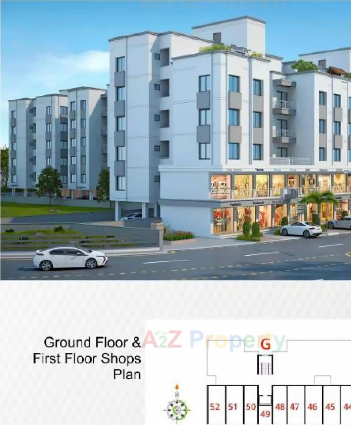 3D Elevation of real estate project Shivansh Sharnam located at Kalali, Vadodara, Gujarat