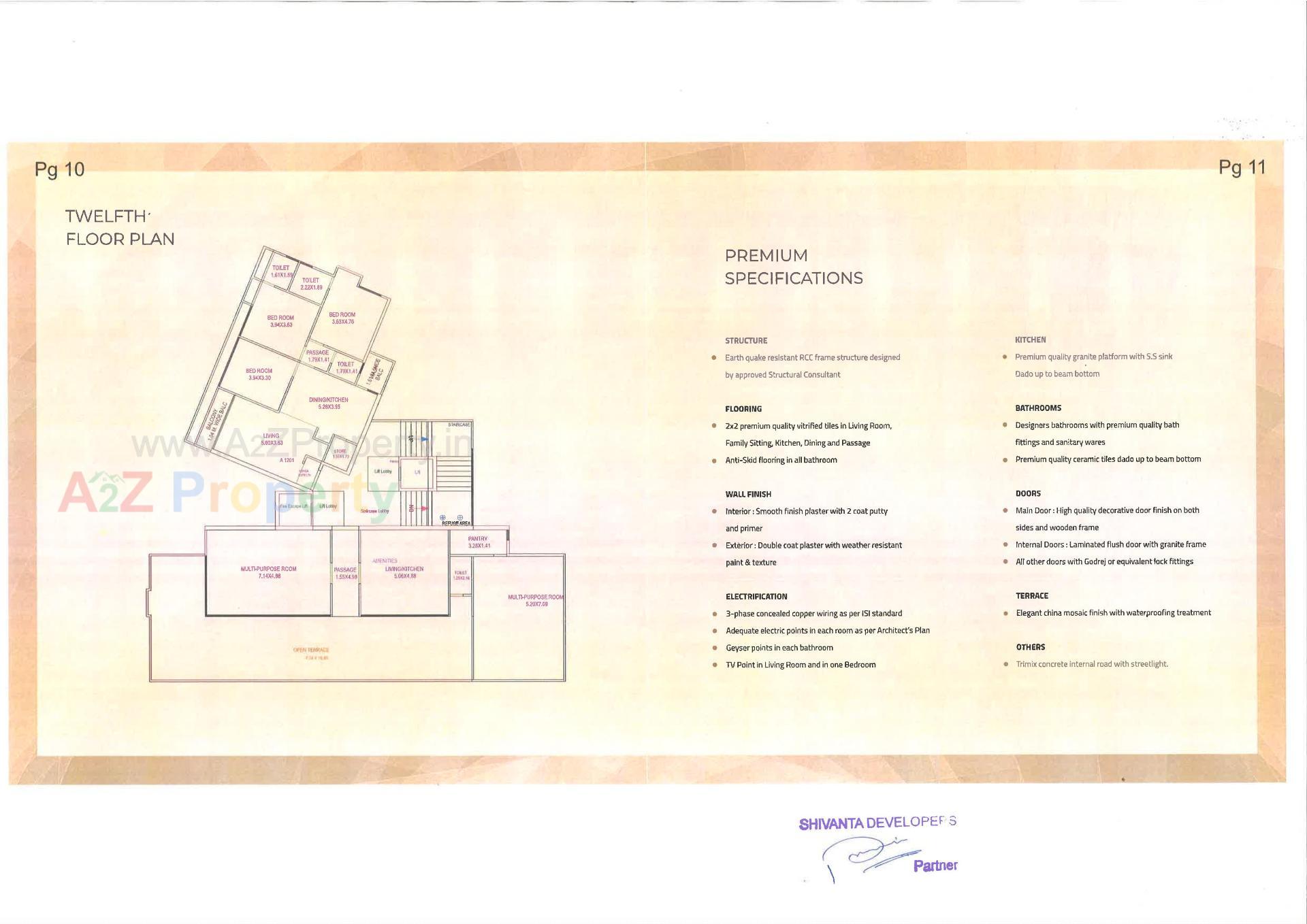  of real estate project Shivanta Iris located at Ankodiya, Vadodara, Gujarat