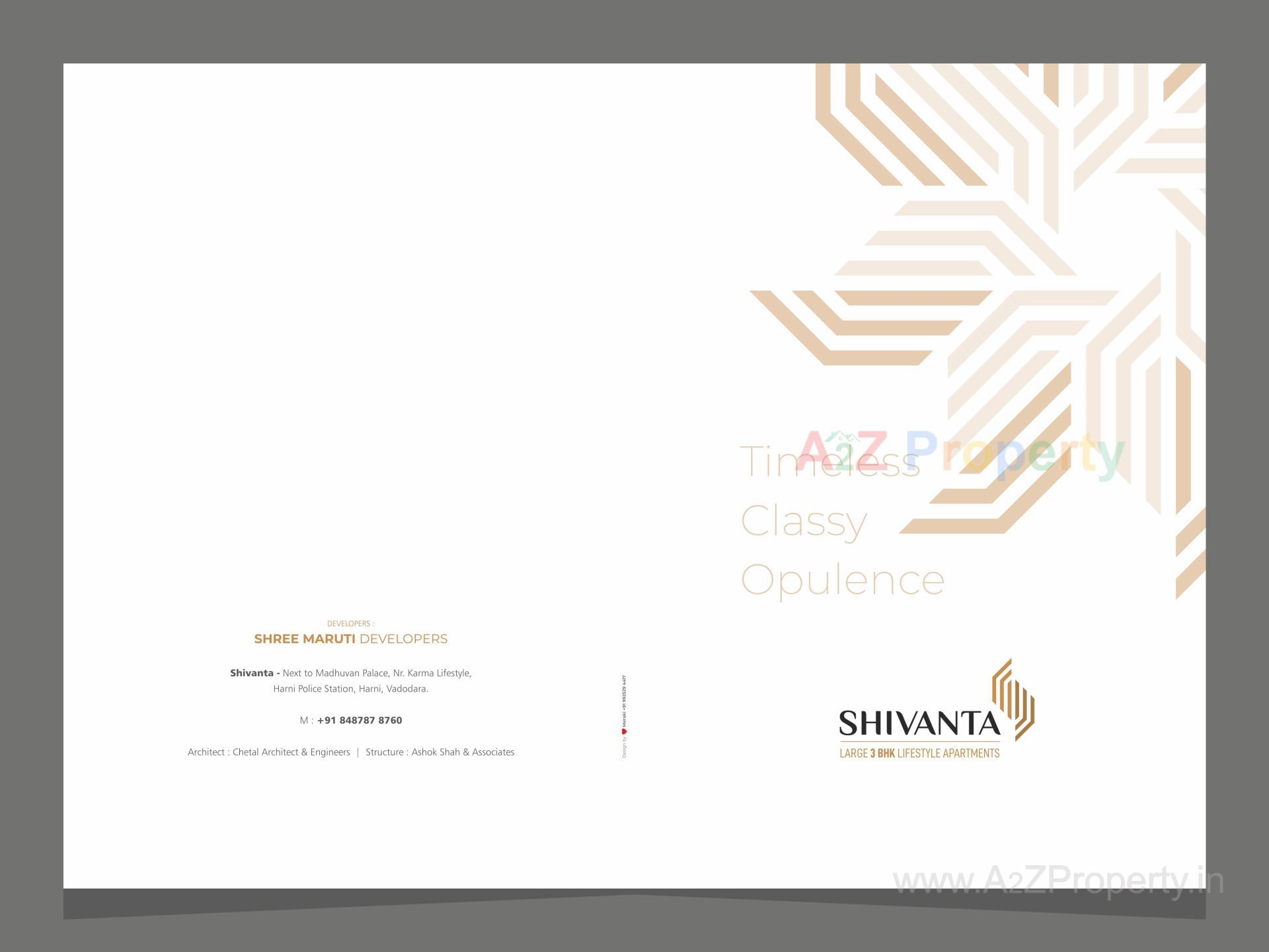  of real estate project Shivanta located at Harni, Vadodara, Gujarat