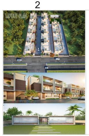 Elevation of real estate project Shivay Bungalows located at Kapurai, Vadodara, Gujarat