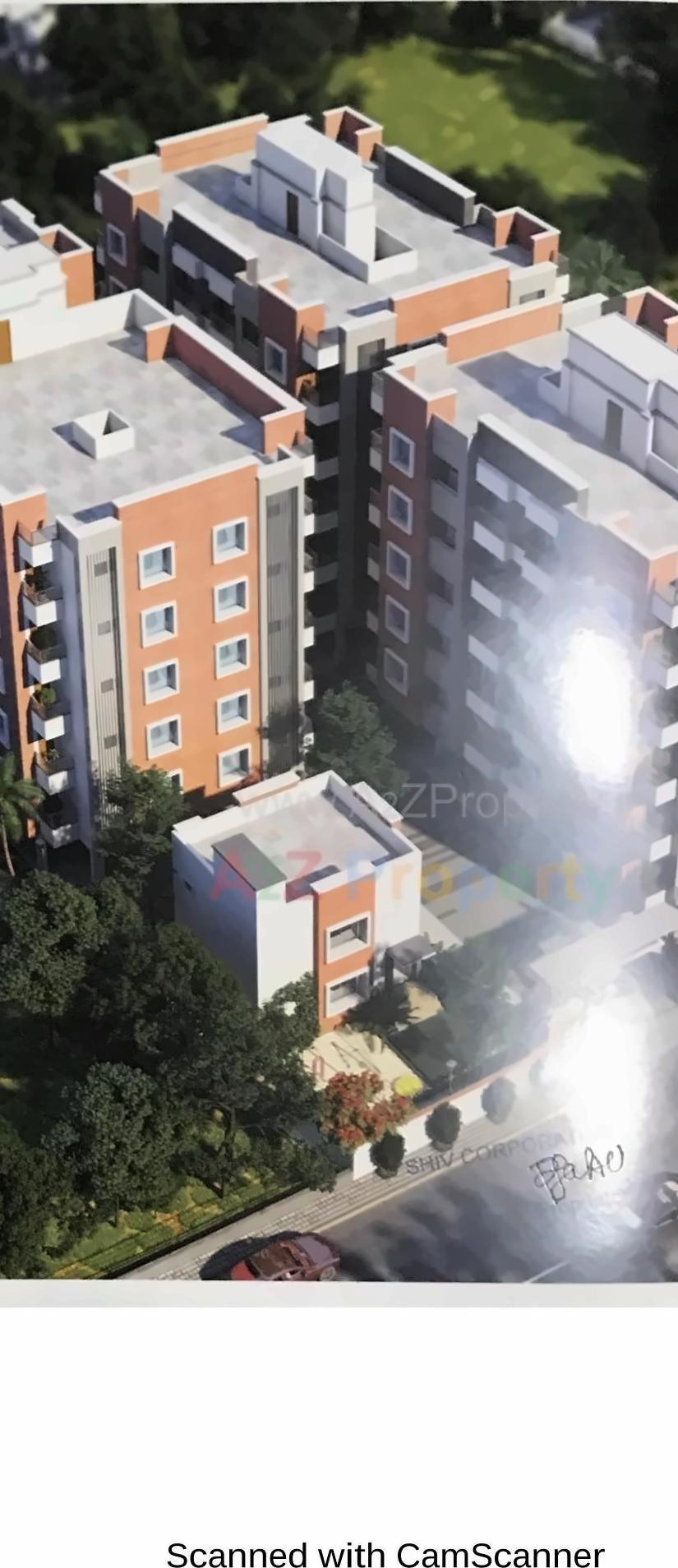 3D Elevation of real estate project Shivay Residency located at Vadodara, Vadodara, Gujarat