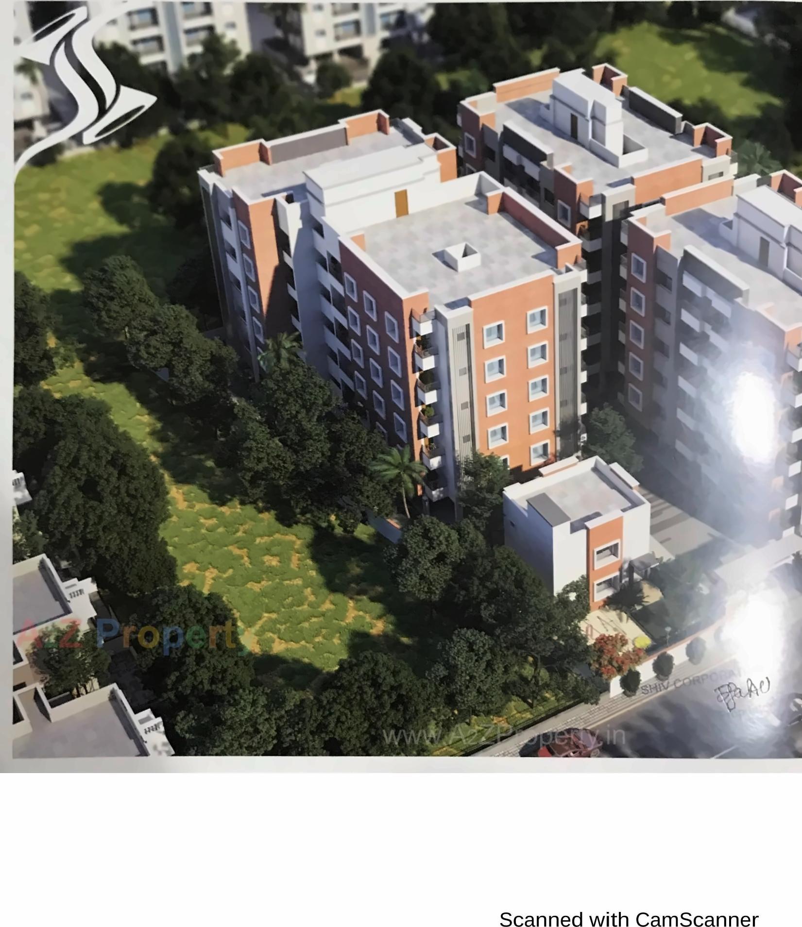 3D Elevation of real estate project Shivay Residency located at Vadodara, Vadodara, Gujarat