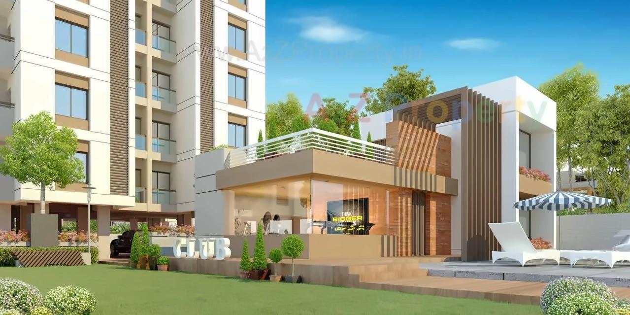 3D Elevation of real estate project Shivay Sky located at Bapod, Vadodara, Gujarat