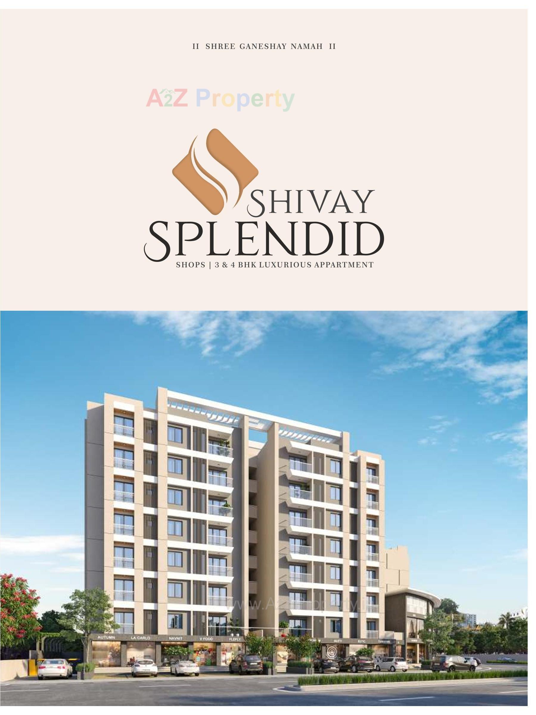 3D Elevation of real estate project Shivay Splendid located at Ankhol, Vadodara, Gujarat