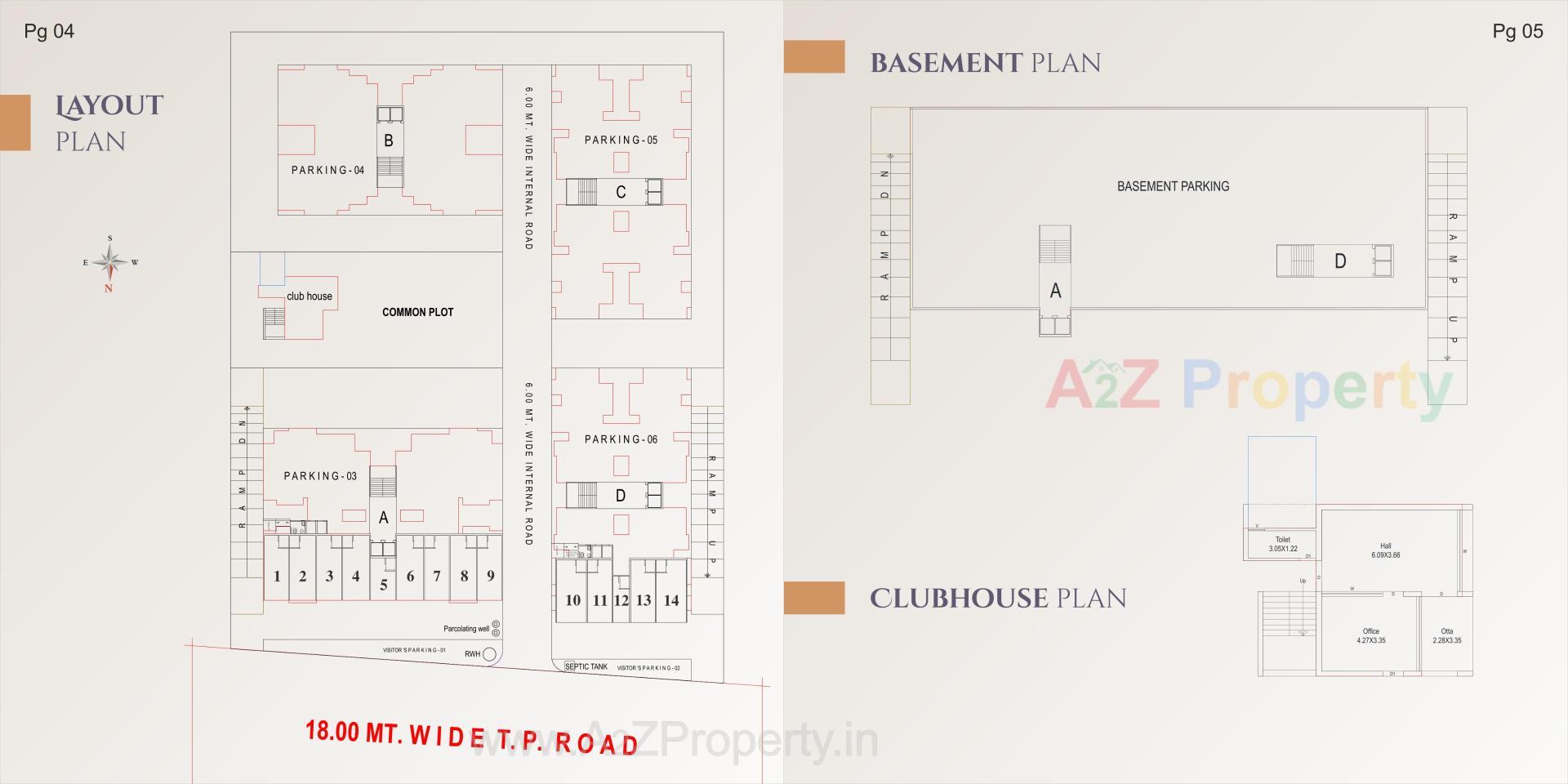 Layout of real estate project Shivay Splendora located at Ankhol, Vadodara, Gujarat