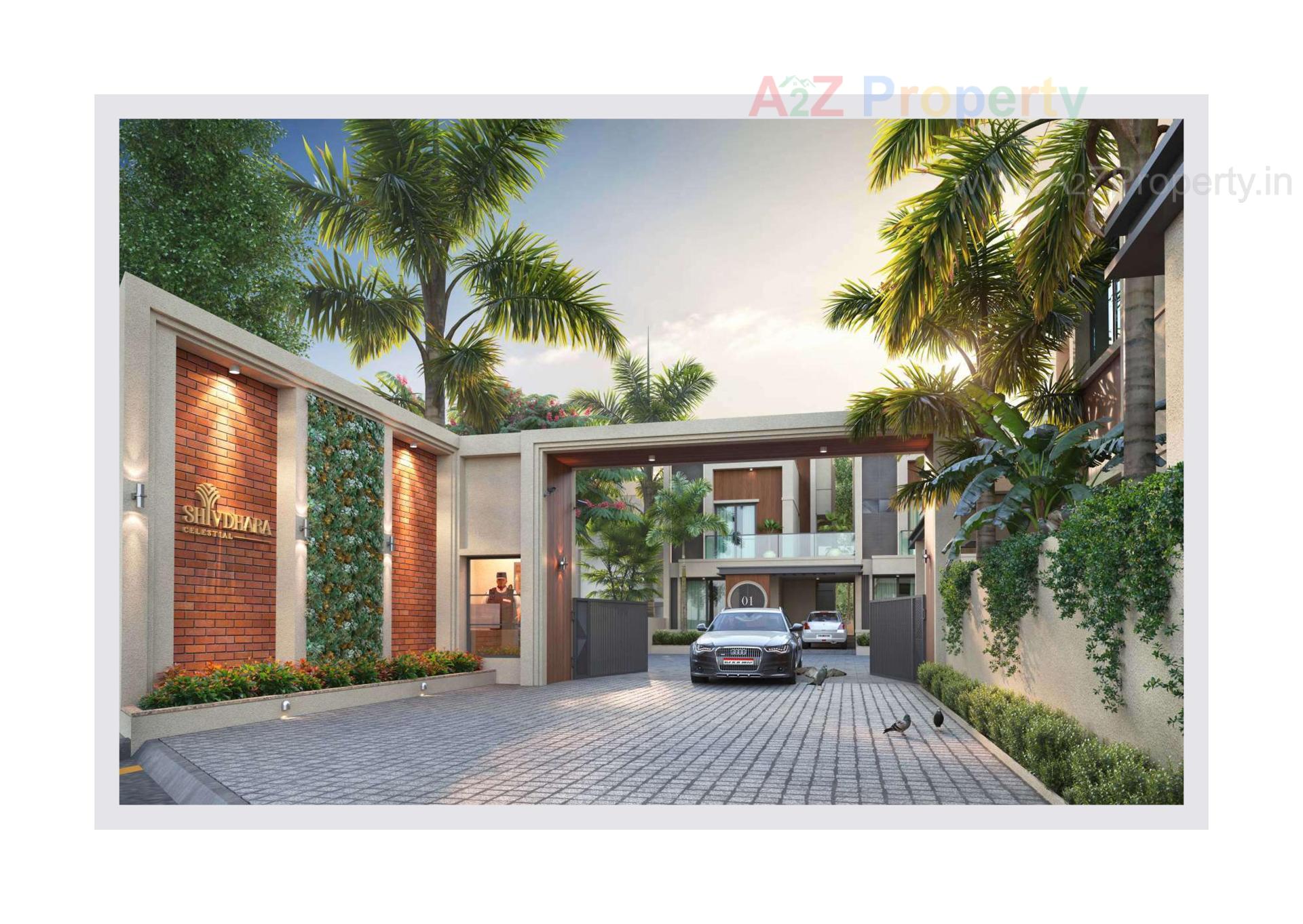 3D Elevation of real estate project Shivdhara Celestial located at Chani, Vadodara, Gujarat