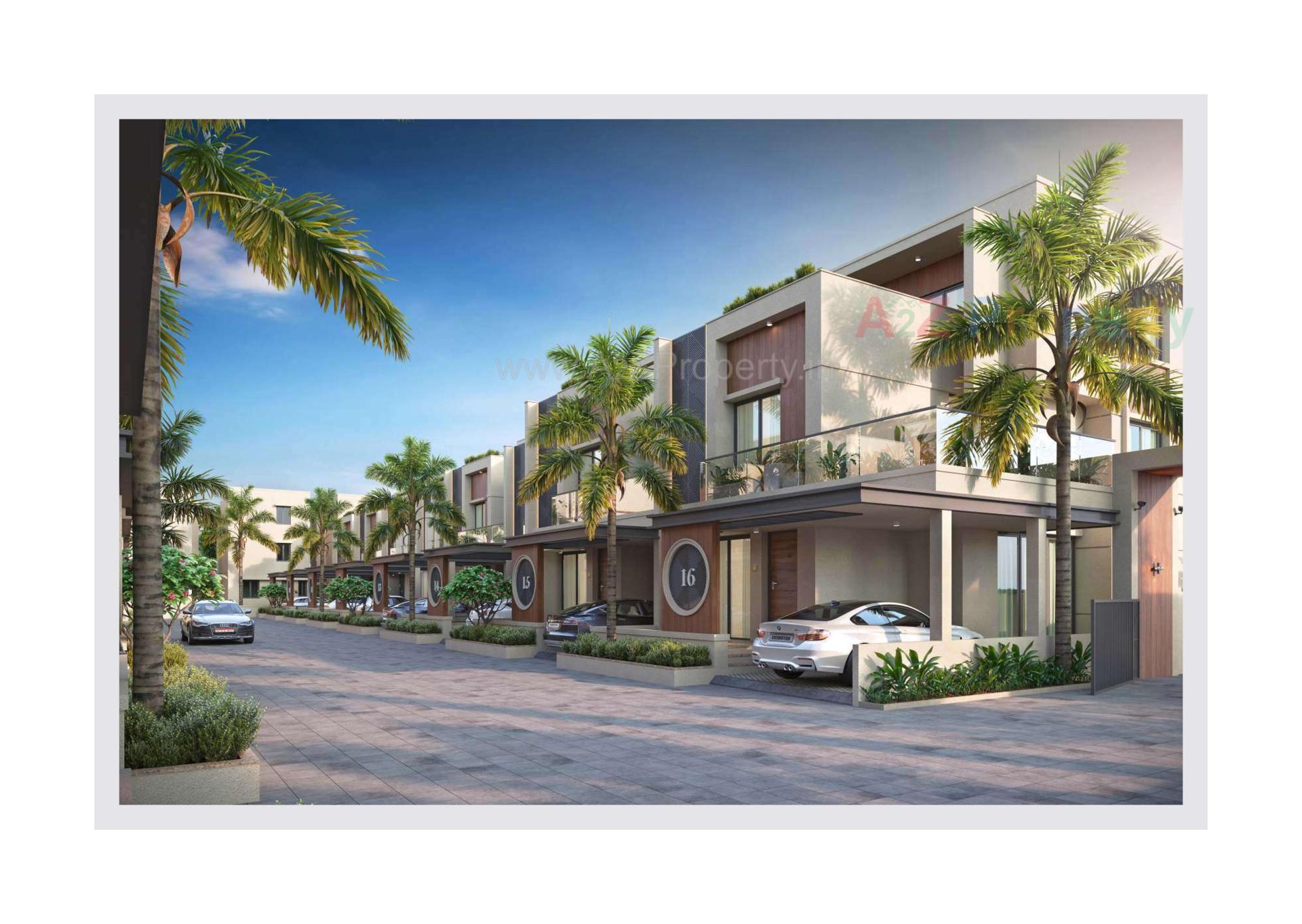 3D Elevation of real estate project Shivdhara Celestial located at Chani, Vadodara, Gujarat