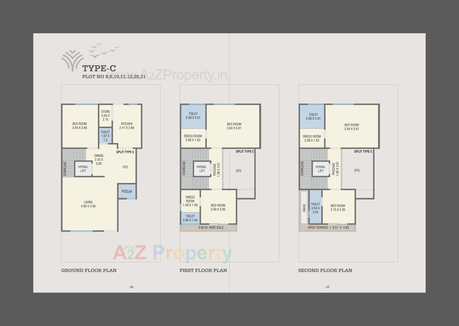 Layout of real estate project Shivdhara Infinity located at Chhani, Vadodara, Gujarat