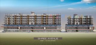 Elevation of real estate project Shree Avenue located at Tarsali, Vadodara, Gujarat