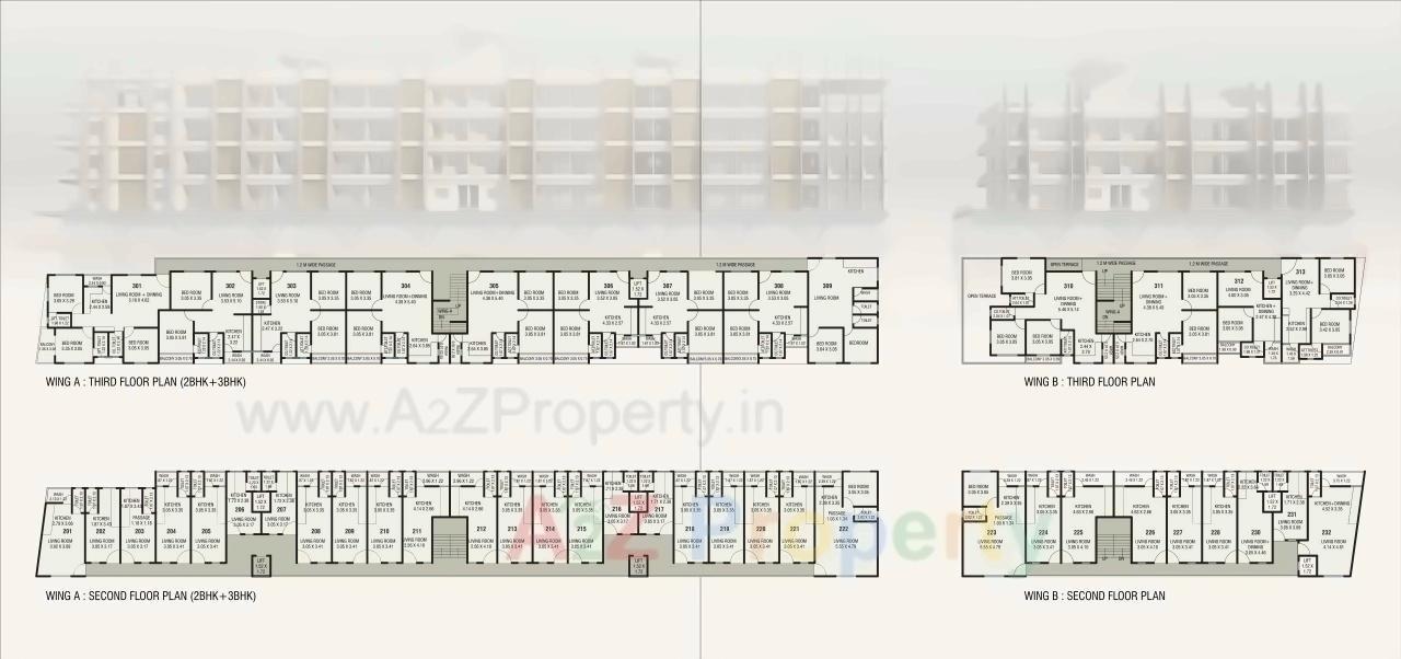 Layout of real estate project Shree Avenue located at Tarsali, Vadodara, Gujarat