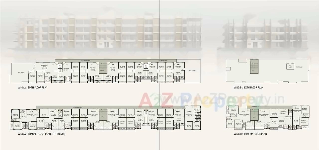 Layout of real estate project Shree Avenue located at Tarsali, Vadodara, Gujarat