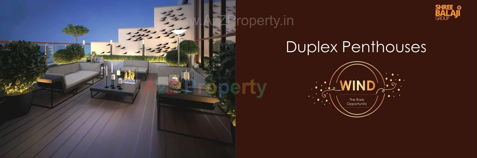 3D Elevation of real estate project Shree Balaji Wind located at Vadodara, Vadodara, Gujarat