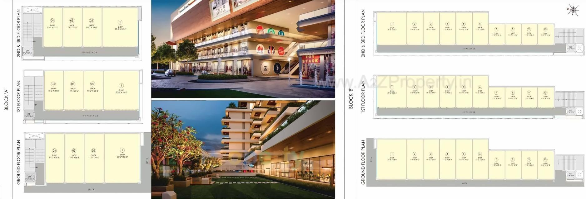 Layout of real estate project Shree Balaji Wind located at Vadodara, Vadodara, Gujarat