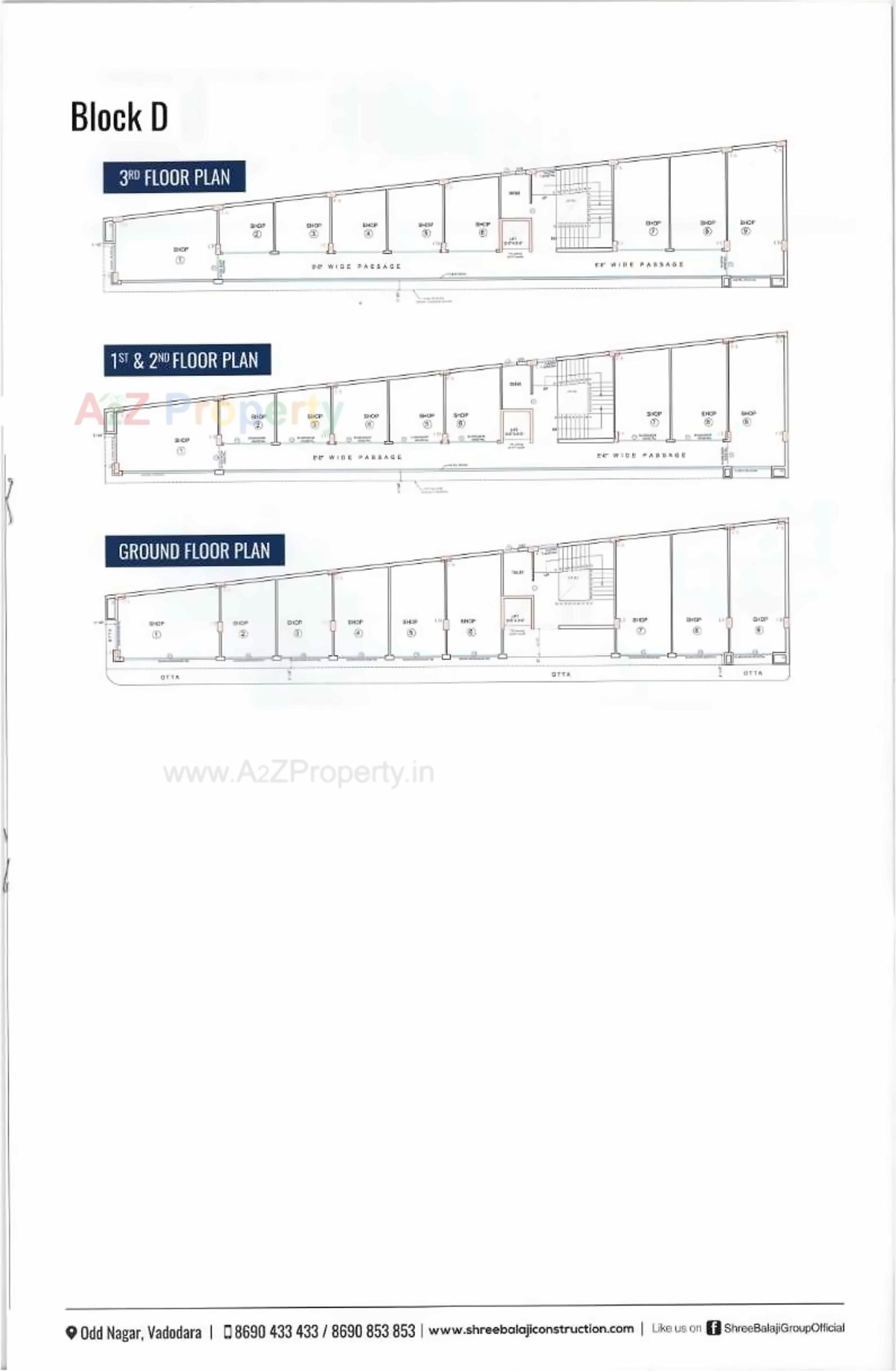 Layout of real estate project Shree Balaji Wind Ii located at Vadodara, Vadodara, Gujarat