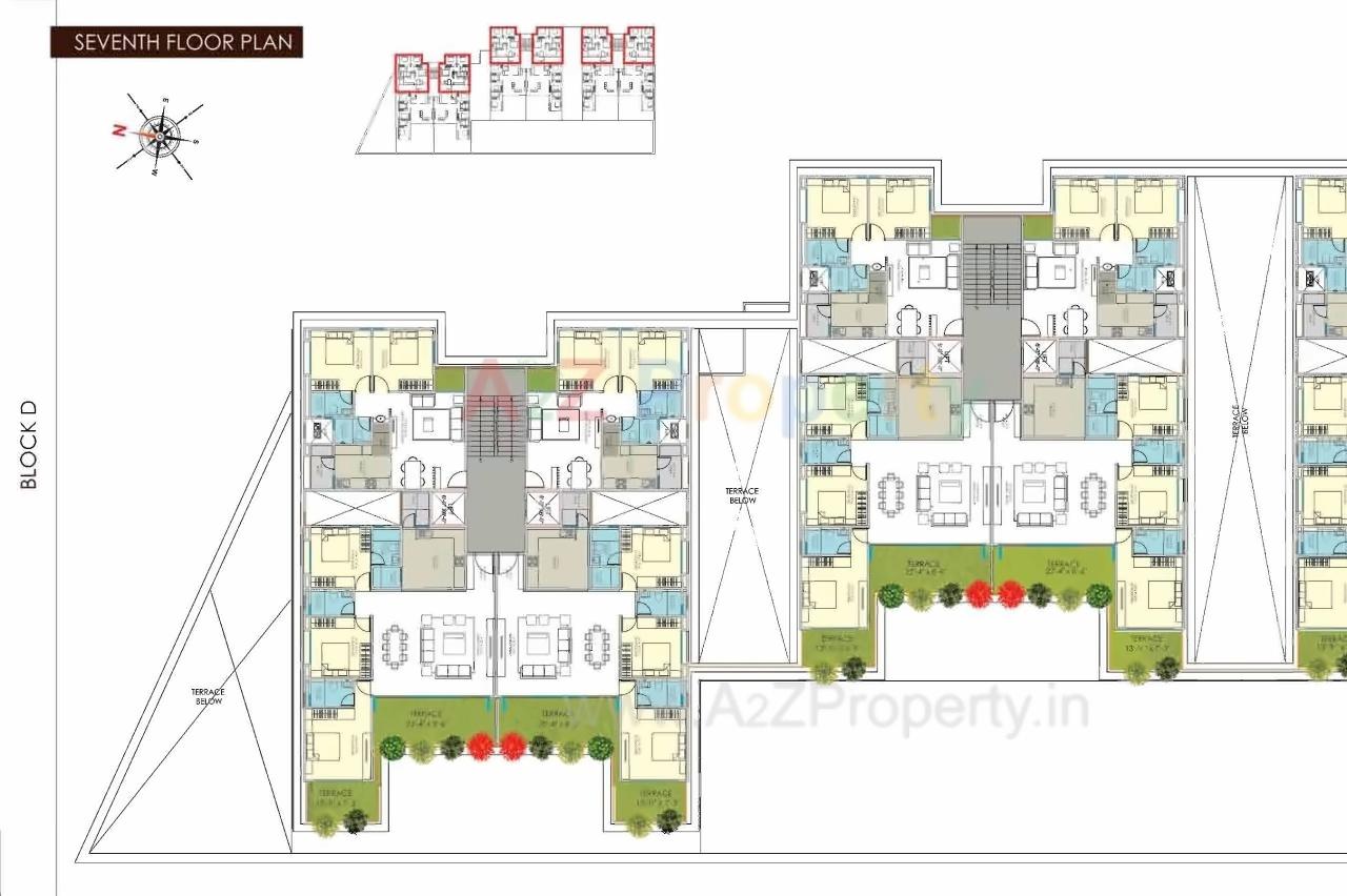 Layout of real estate project Shree Balaji Wind located at Savad, Vadodara, Gujarat