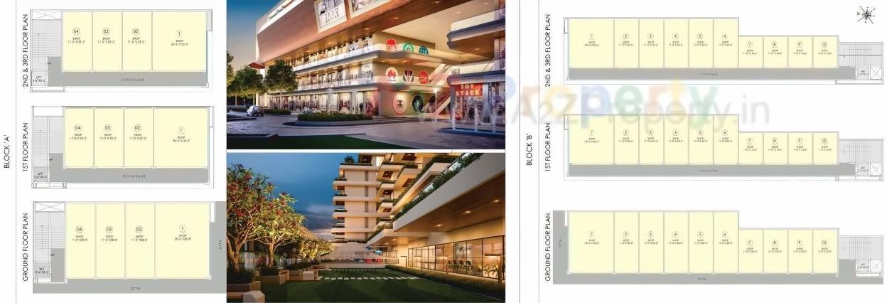 Layout of real estate project Shree Balaji Wind located at Savad, Vadodara, Gujarat