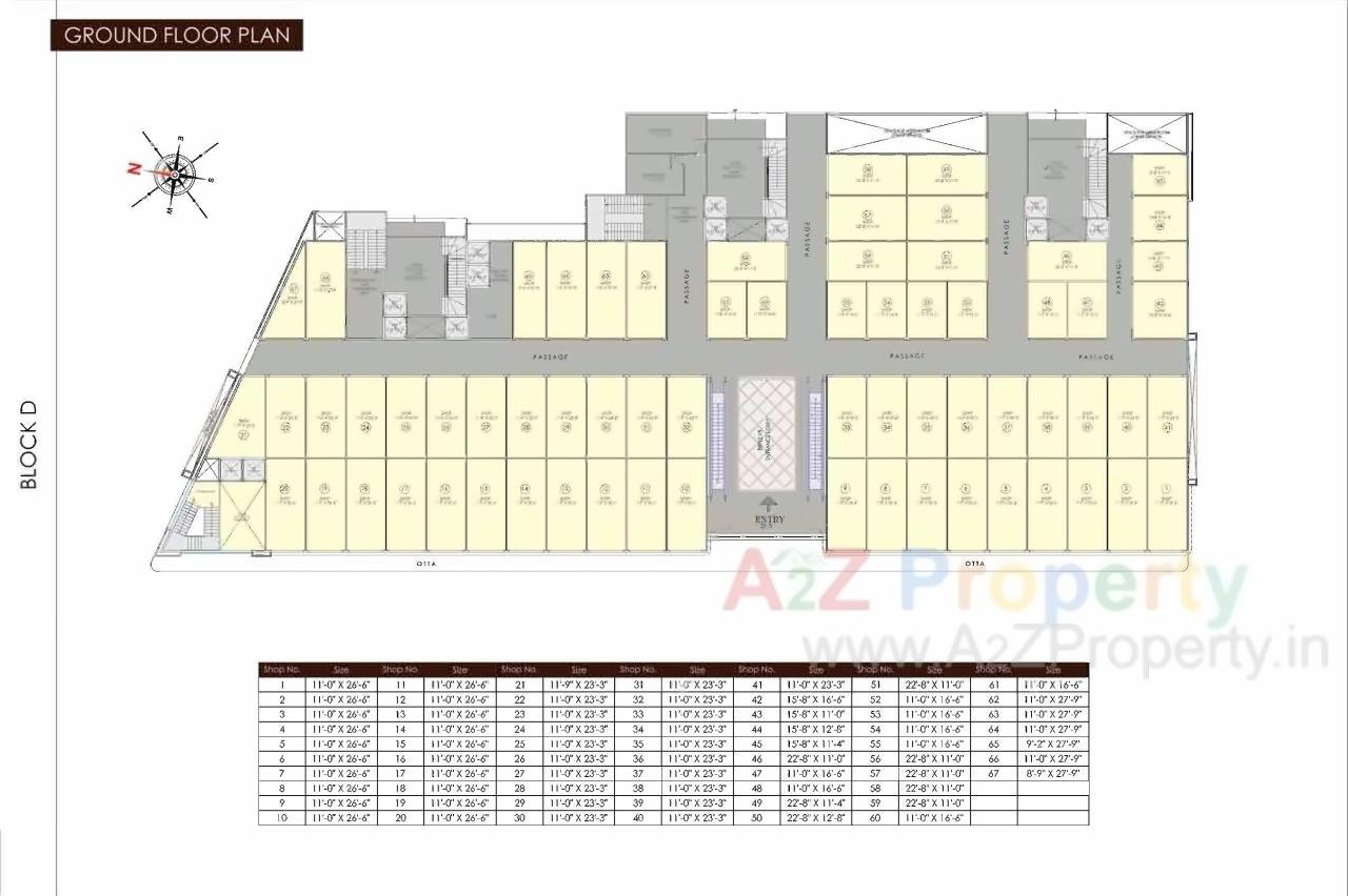 Layout of real estate project Shree Balaji Wind located at Savad, Vadodara, Gujarat