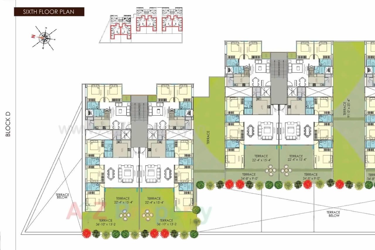 Layout of real estate project Shree Balaji Wind located at Savad, Vadodara, Gujarat