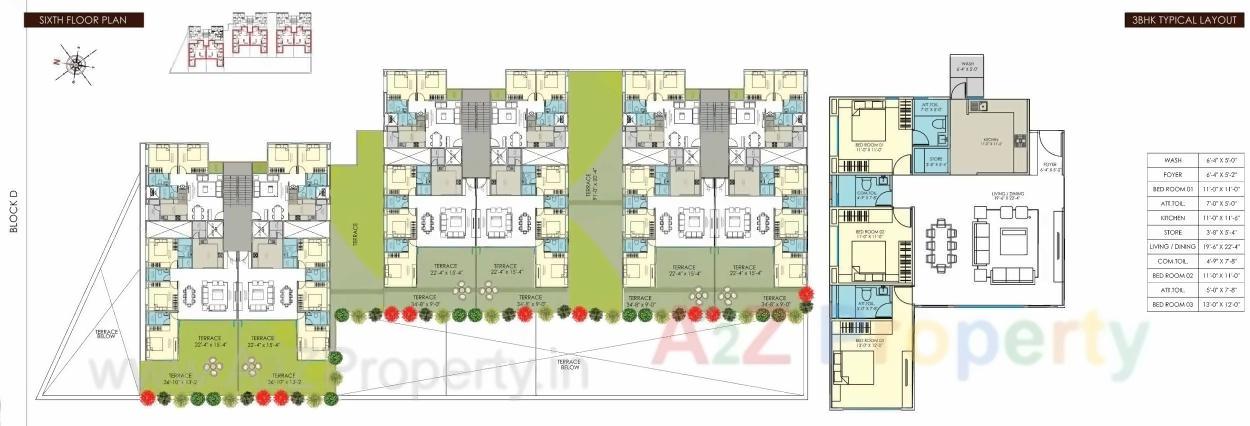 Layout of real estate project Shree Balaji Wind located at Savad, Vadodara, Gujarat
