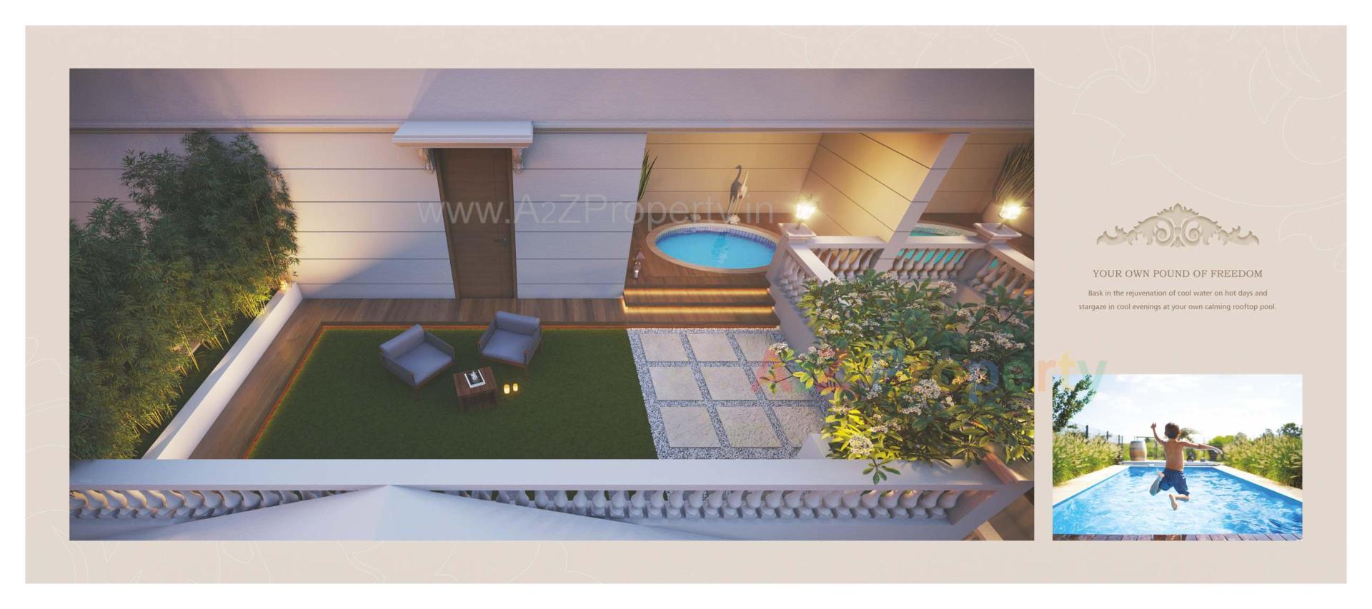 3D Elevation of real estate project Shree Four located at Sevasi, Vadodara, Gujarat