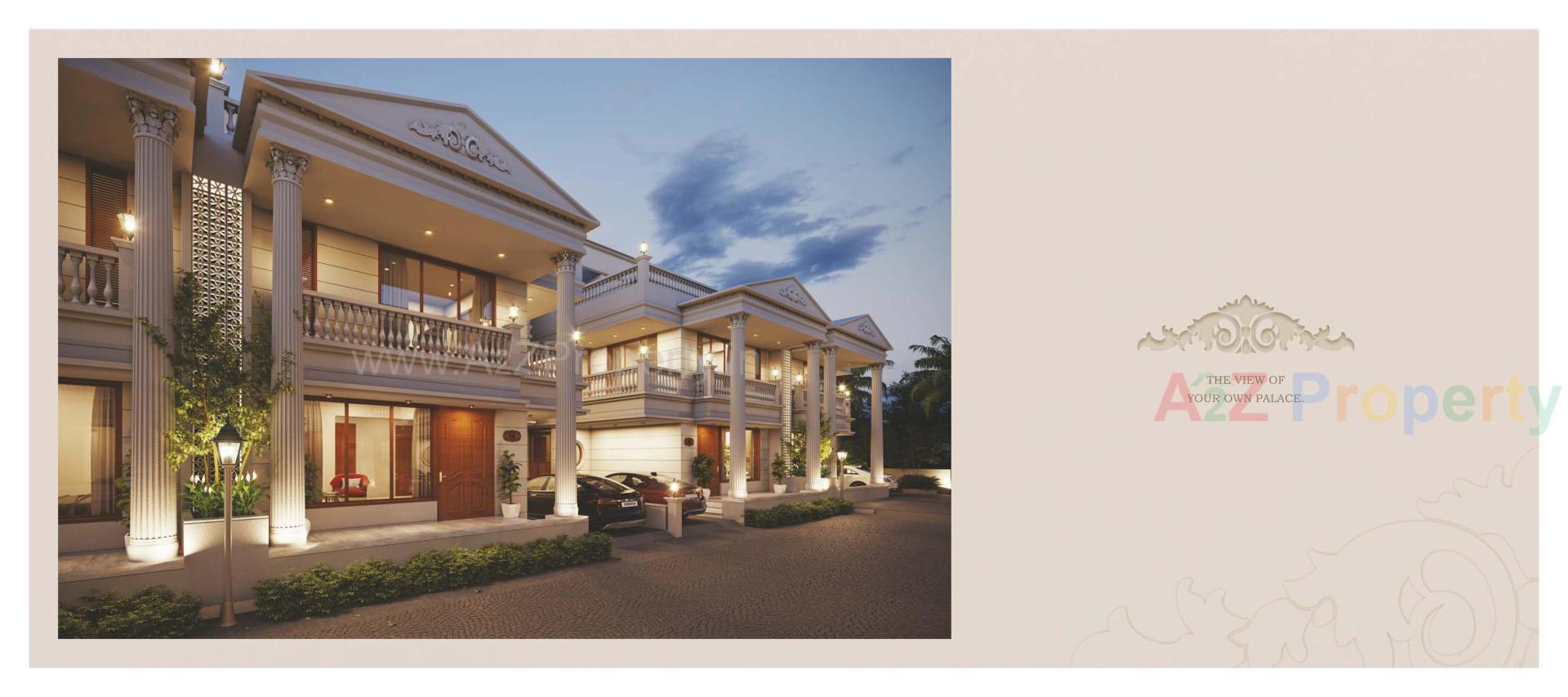 3D Elevation of real estate project Shree Four located at Sevasi, Vadodara, Gujarat