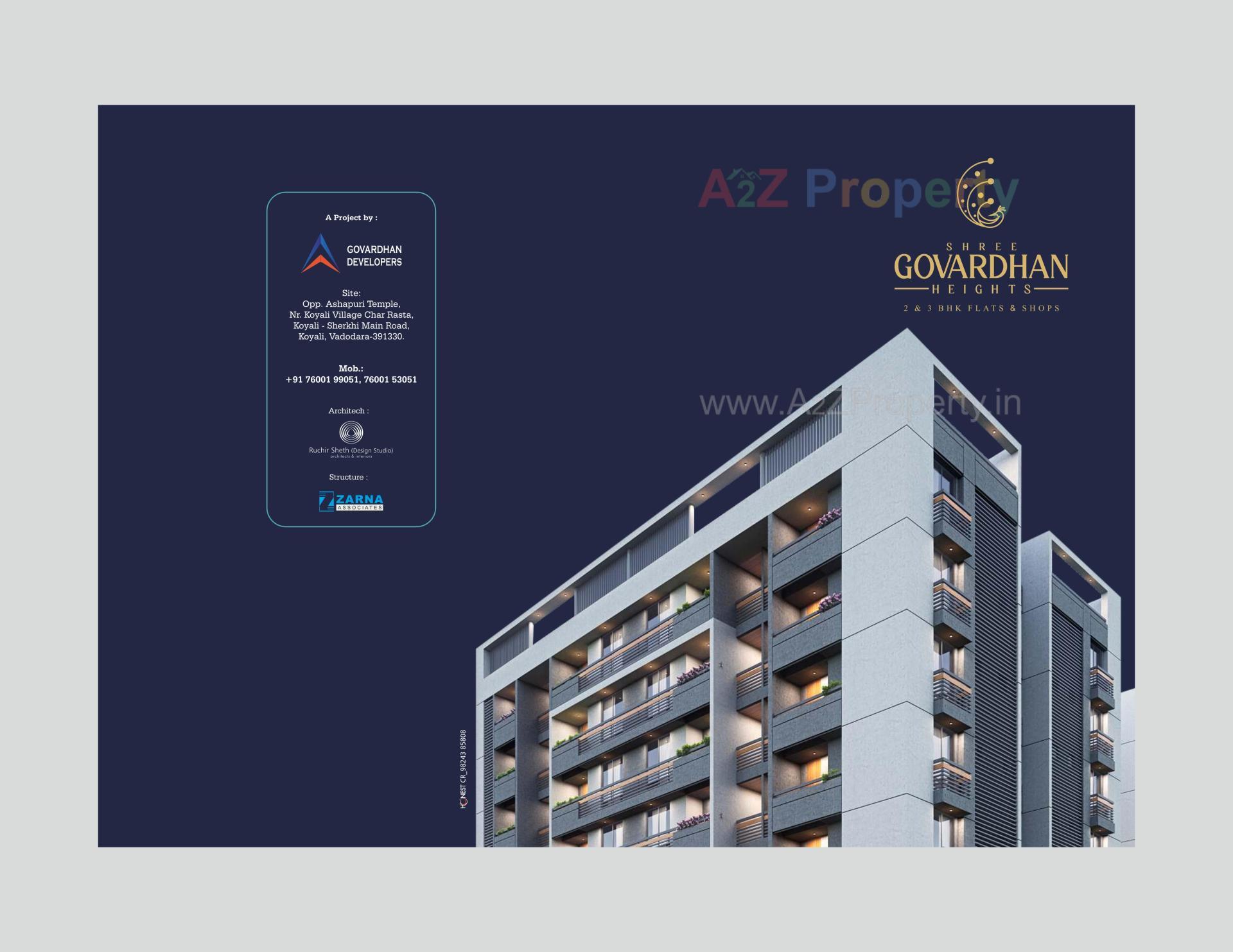  of real estate project Shree Govardhan Heights located at Koyali, Vadodara, Gujarat