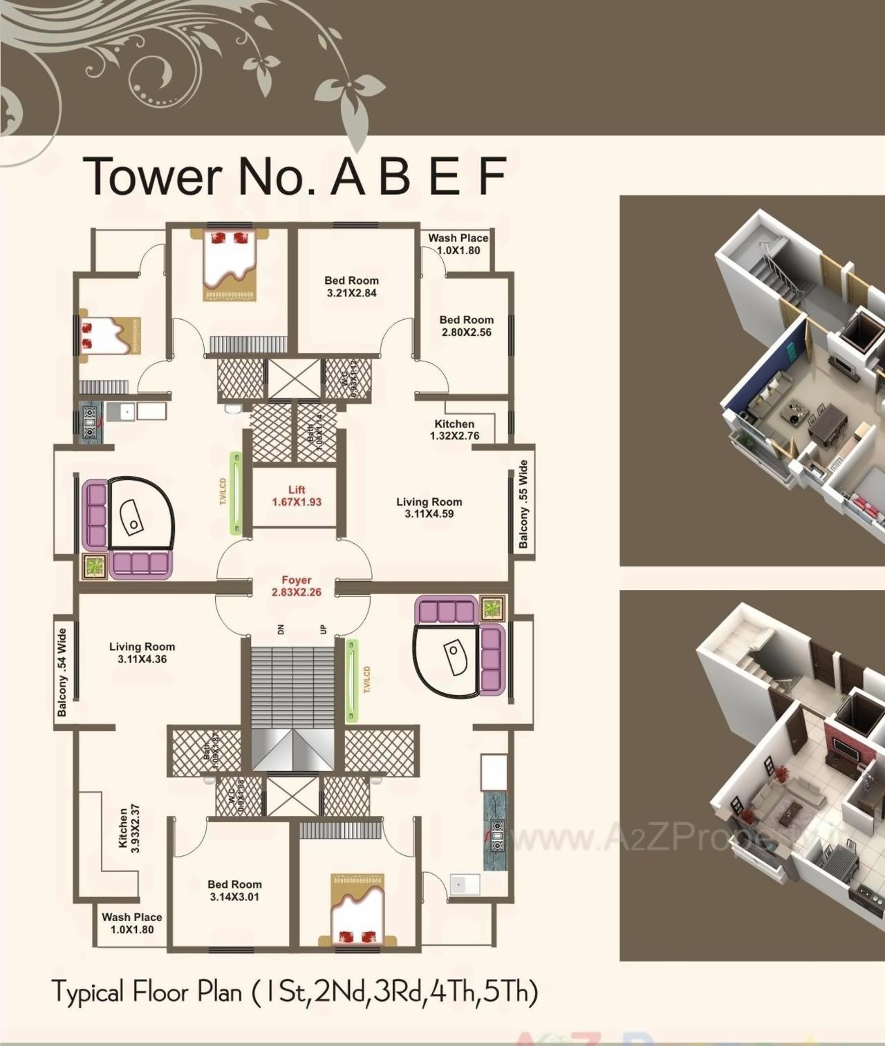 Layout of real estate project Shree Hari Darshan Residency located at Ranoli, Vadodara, Gujarat