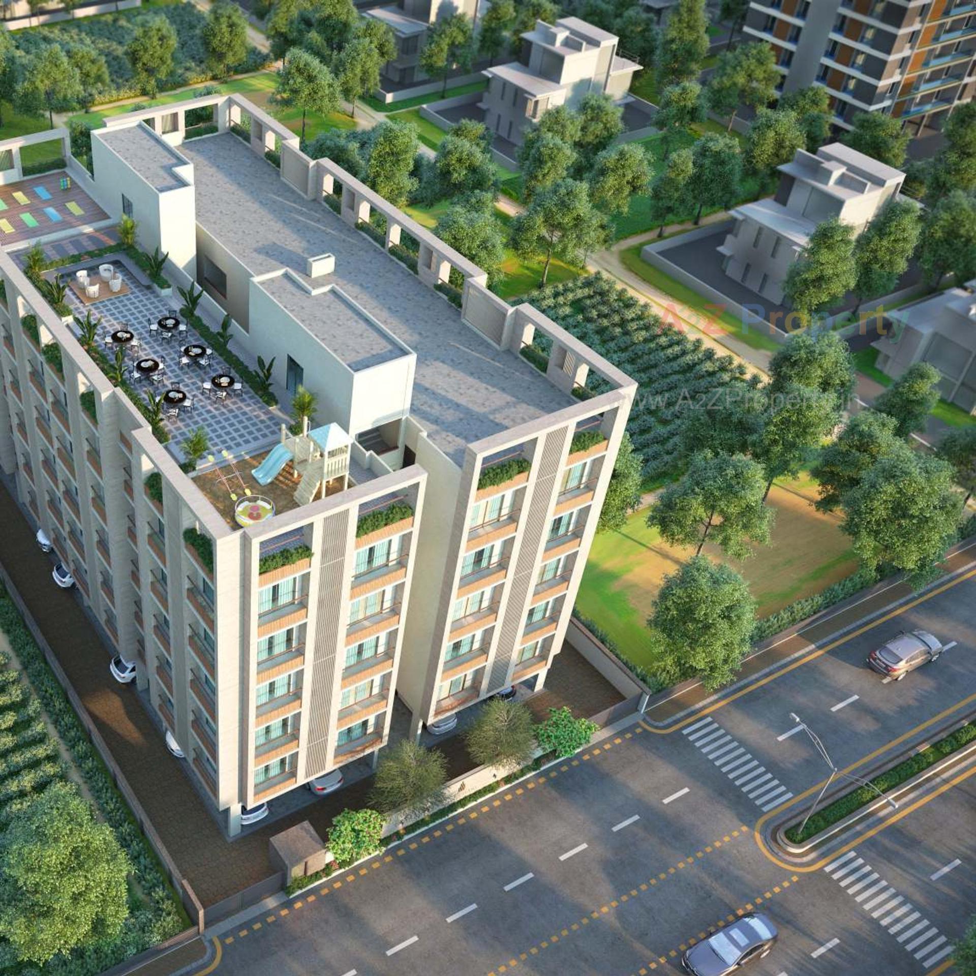 3D Elevation of real estate project Shree Hari Heritage located at Nizampura, Vadodara, Gujarat